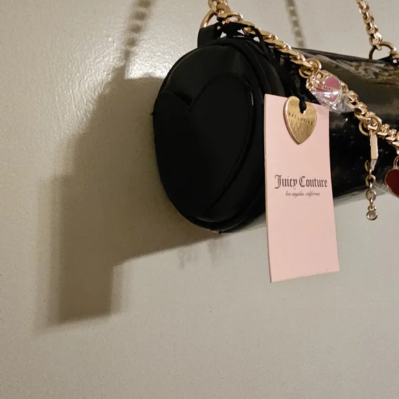 Juicy Couture Exclusive Liquorice Love Comes Softly Shoulder Bag! - Picture 2 of 9